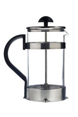 Beyaz üstünde boş kahve kupa