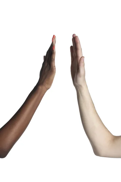 Female high five — Stock Photo, Image