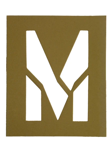 Letter m — Stock Photo, Image