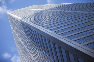 düşük açılı çekim yüksek ticari bina