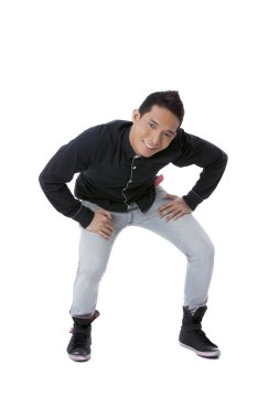 erkek dansçı gülümseyen