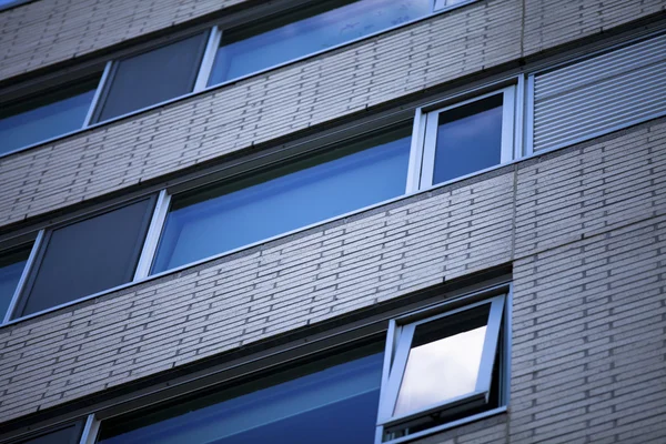 Low angle view of windows — Stock Photo, Image