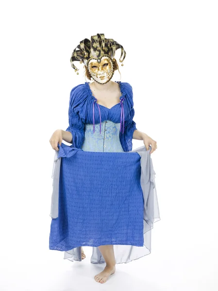 Masked curtsey — Stock Photo, Image