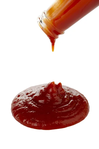 Poured ketchup — Stock Photo, Image