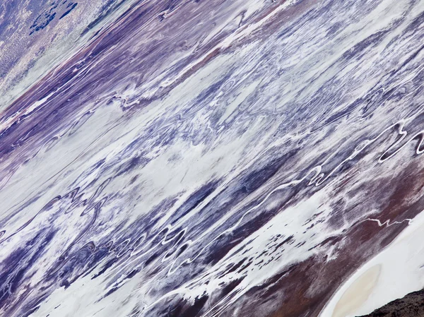 Vue abstraite de la terre salée — Photo