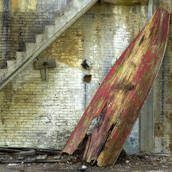 Red row boat — Stock Photo, Image