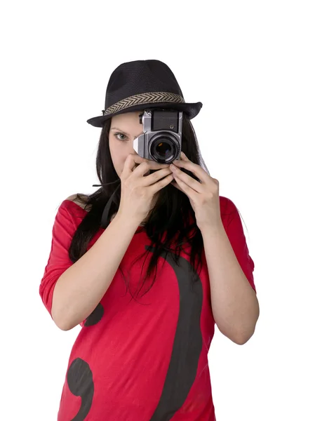 Snapping a picture — Stock Photo, Image