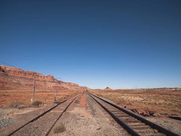 Estrada ferroviária — Fotografia de Stock