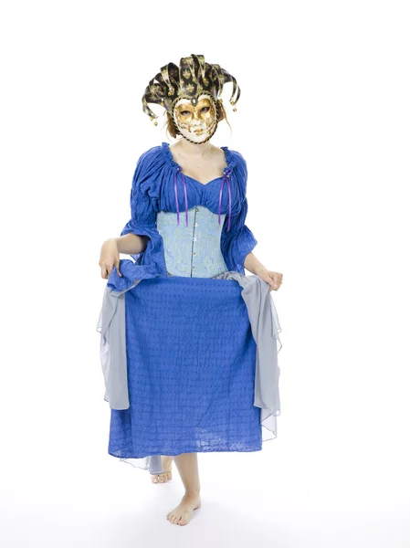 Masquerade curtsey — Stock Photo, Image