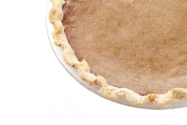 kabak pasta kırpılmış görüntü beyaz arka plan üzerinde devam eder.