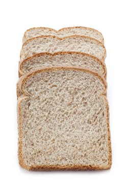 kahverengi ekmek dört dilim