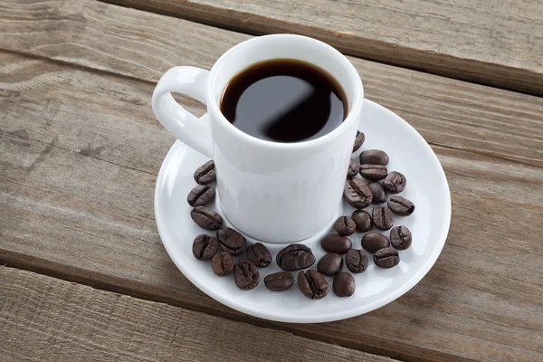 Schwarzer Kaffee — Stockfoto