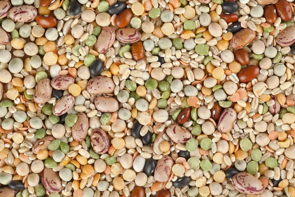 Assorted beans background — Stock Photo, Image