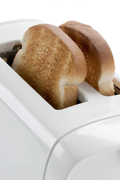 Toast im Toaster — Stockfoto