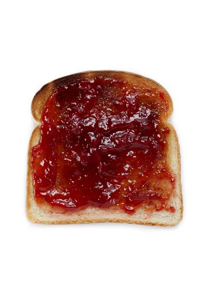 Bread toast with jam — Stock Photo, Image