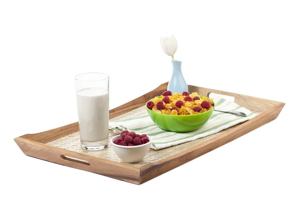 Breakfast tray — Stock Photo, Image