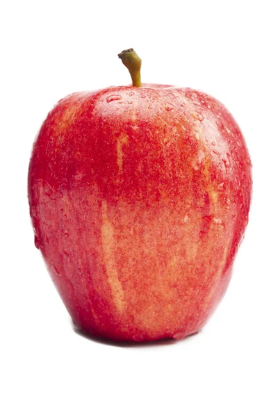 Primer plano de una manzana roja — Foto de Stock