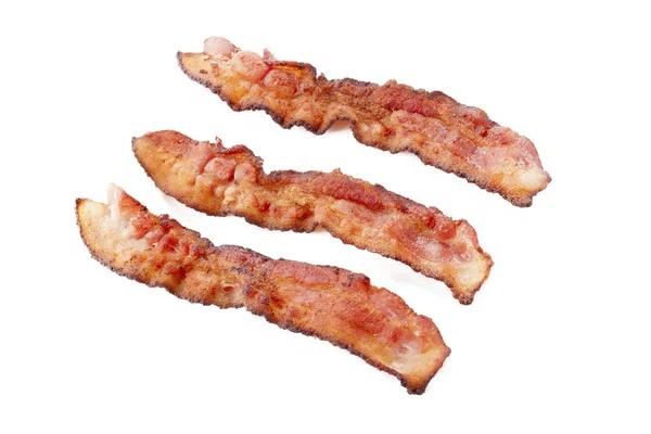 Närbild på rökt bacon — Stockfoto
