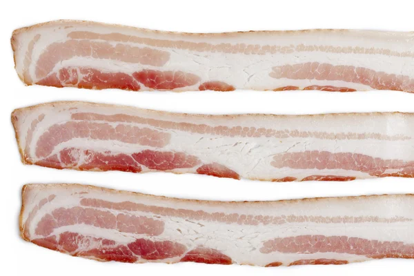 Close up shot of sliced bacon — Stock Photo, Image