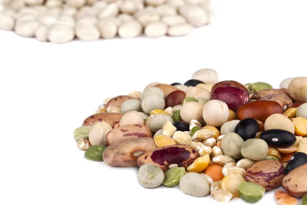 Close up image of assorted beans — Stock Photo, Image