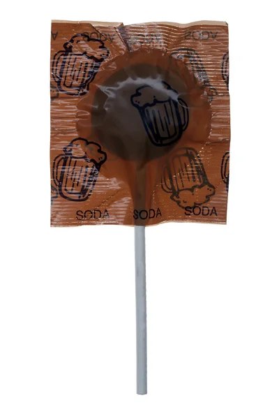 Cola smak lollipop — Stockfoto