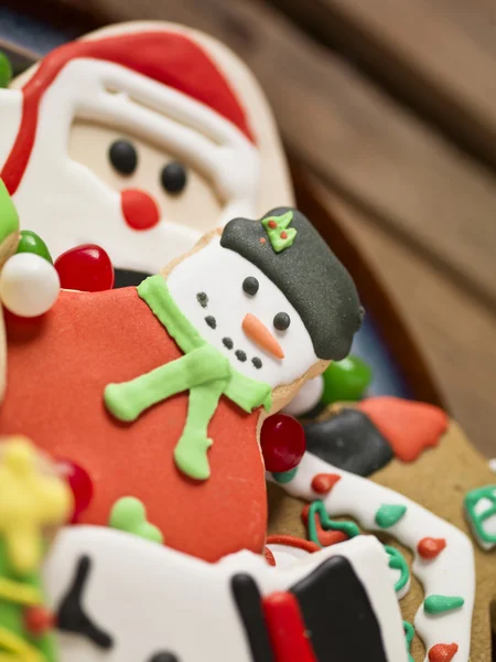 Doces coloridos e biscoitos de Natal — Fotografia de Stock