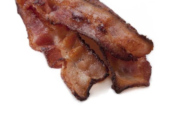 Detailed shot of cooked bacon — Stock Photo, Image