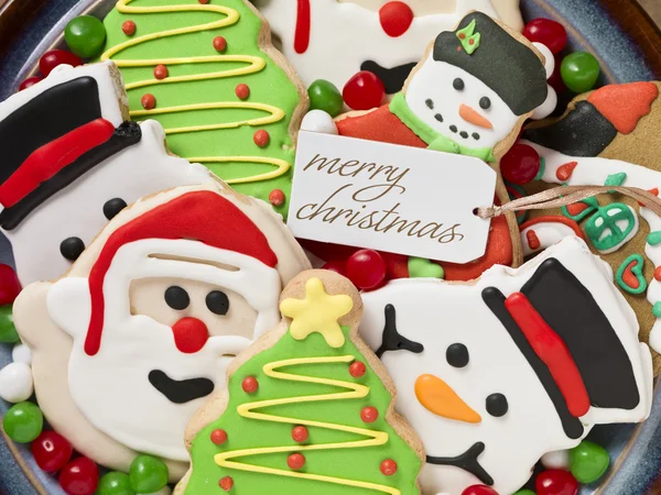 Gingerbread cookies decorations — Stock Photo, Image