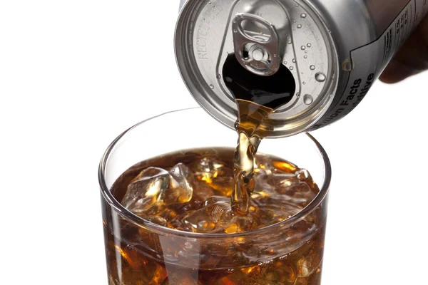 Bicchiere di cola — Foto Stock