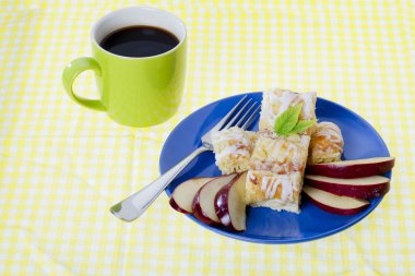 pasta ile kahve servis