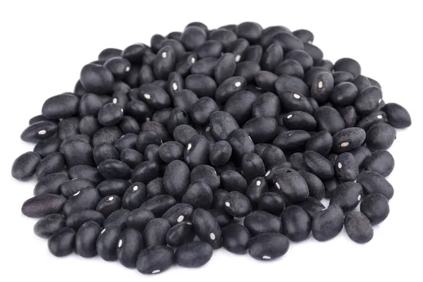 Pile de haricots noirs — Photo