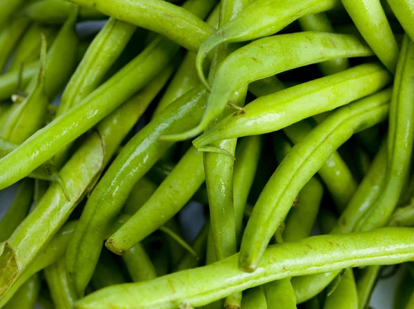 Pilha de feijão verde — Fotografia de Stock