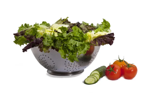 Préparation des salades — Photo