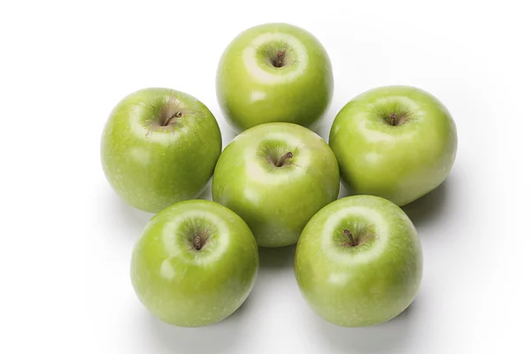 Набор бабушкиных яблок — стоковое фото