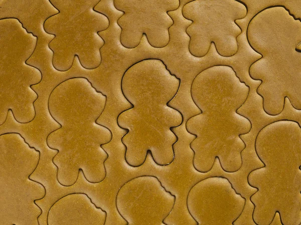 Vorm van speculaaspop en deeg — Stockfoto