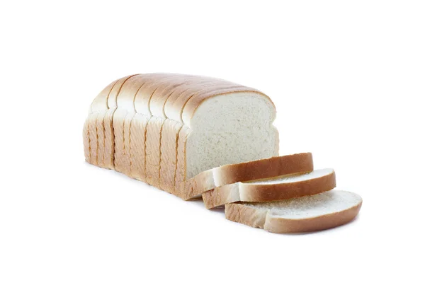 Plátky bochník chleba — Stock fotografie