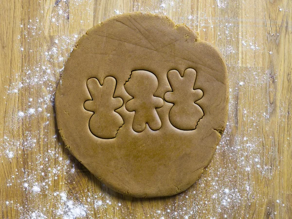 Drei Lebkuchen Mann — Stockfoto