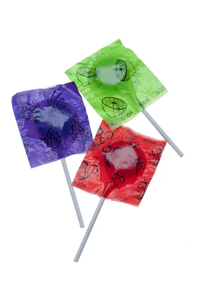 Three lollipops — Stock Photo, Image