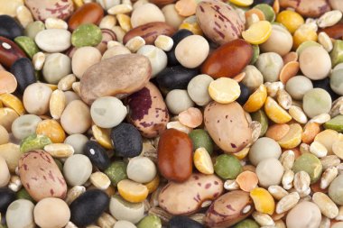 mixture of beans and pulses clipart