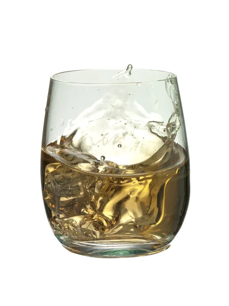 Cold glass of whiskey — Stock Photo, Image