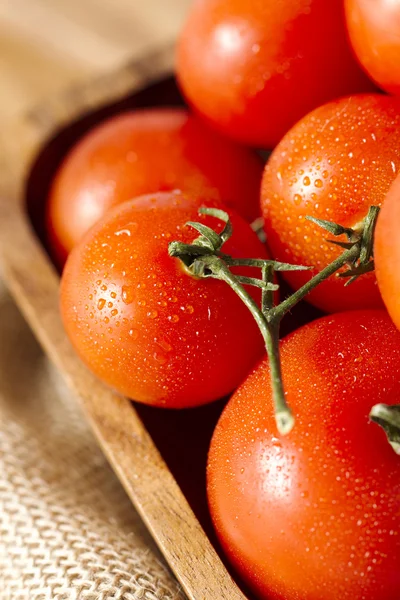 Oříznout obrázek rajčat — Stock fotografie