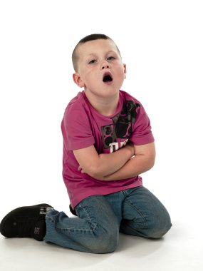 Çocuk yawns