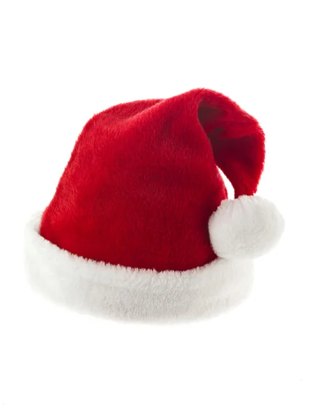 圣诞老人帽子的关门 — 图库照片