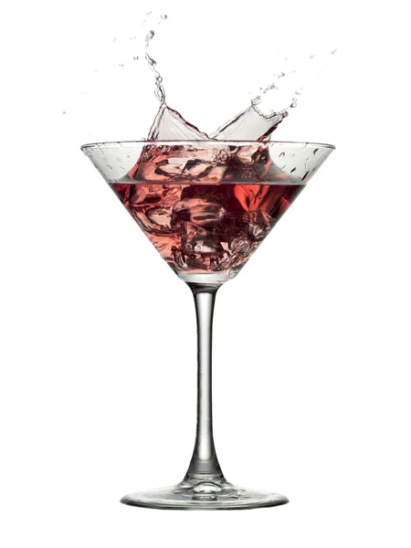 Cocktail drink with splash — Stock Photo, Image