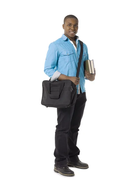A happy male student — Stock Photo, Image