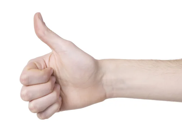 Approved hand — Stock Photo, Image