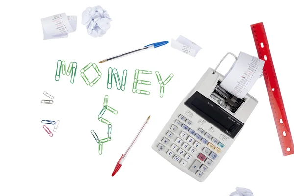 Calculating money concept — Stock Photo, Image