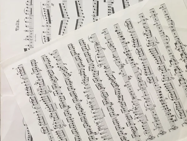 Music sheets — Stock Photo, Image