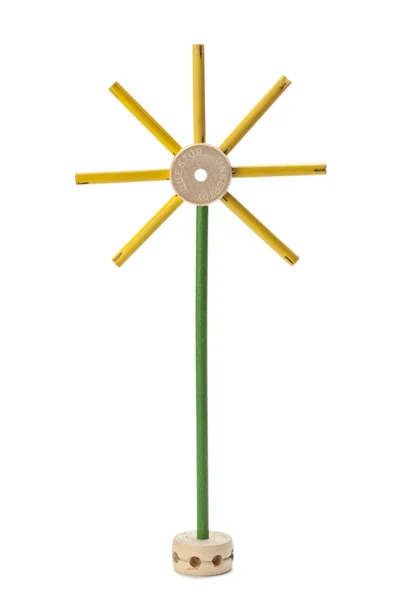 Een windmolen speelgoed — Stockfoto