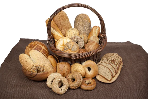 Verschiedene Brotsorten — Stockfoto